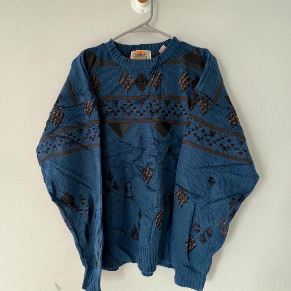 Vintage Brad Richards "Grandpa" Sweater – Size Large